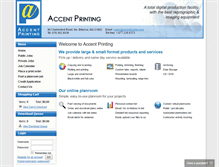 Tablet Screenshot of accentblueprints.com